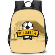 Rijnsburgse Boys Backpack School Bag StudentPack - Logo Stadium In Yellow Background Football Club