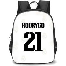 Rodrygo Backpack StudentPack - Rodrygo Real Madrid CF No. 21 Jersey
