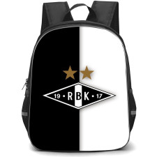 Rosenborg BK Backpack School Bag StudentPack - Logo In Black And White Background
