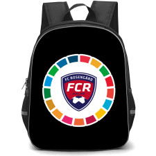 FC Rosengard Backpack School Bag StudentPack - FC Rosengard Logo Colorful Round Background Football Club