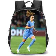 Sandie Toletti Backpack StudentPack - Sandie Toletti France Women's National Football Running Poster