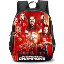 Spain Women National Team World Cup Backpack StudentPack - FIFA Women World Cup Champions 2023