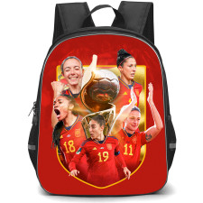 Spain Women National Team World Cup Backpack StudentPack - Trophy 2023 Poster