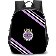 Sacachispas Futbol Club Backpack School Bag StudentPack - Sacachispas Futbol Club Large Logo With Stripe