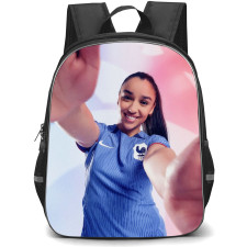 Sakina Karchaoui Backpack StudentPack - Sakina Karchaoui France Women's National Football Taking Selfie Poster
