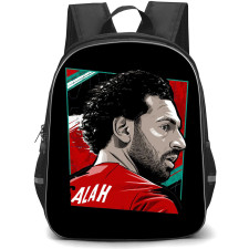 Mohamed Salah Backpack StudentPack - Mohamed Salah Side Portrait Sketch Art