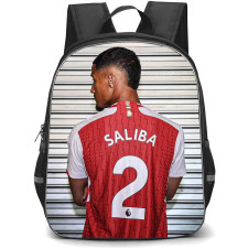 William Saliba Backpack StudentPack - William Saliba Arsenal F.C. 2 Standing Back Poster