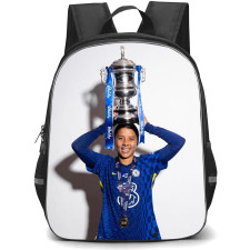 Sam Kerr Backpack StudentPack - Sam Kerr Australia Women's National Football Holding Champion Trophy On Head Poster