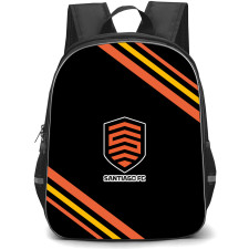 Santiago Futbol Club Backpack School Bag StudentPack - Santiago Futbol Club Large Logo With Stripe