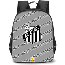 Santos FC Backpack StudentPack - Santos FC Football Club Medley Monogram Wordmark