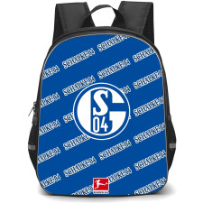 FC Schalke Football Club Backpack StudentPack - Schalke Football Club Medley Monogram Wordmark