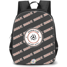 AL Shabab FC Football Club Backpack StudentPack - Shabab Football Club Medley Monogram Wordmark