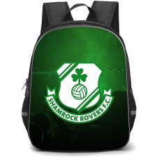 Shamrock Rovers FC Backpack School Bag StudentPack - Logo Crown Green Background