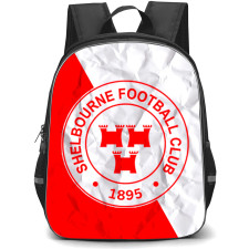 Shelbourne FC Backpack School Bag StudentPack - Logo In Red And White Paper Background