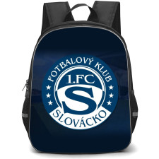 FC Slovacko Backpack School Bag StudentPack - Logo In Field Blue Background