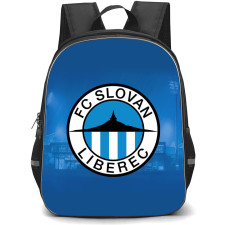 FC Slovan Liberec Backpack School Bag StudentPack - Logo In Blue Background