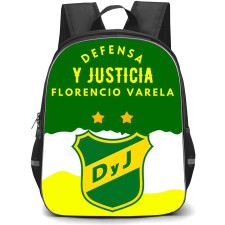 Club Social y Deportivo Defensa y Justicia Backpack School Bag StudentPack - Club Social y Deportivo Defensa y Justicia Logo with Multi Color Background