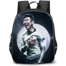 Son Heung-Min Backpack StudentPack - Son Heung-Min Illustration Moon Background