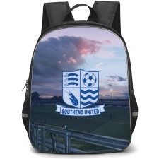 National League Southend United Backpack School Bag StudentPack - Large Logo In Field Background
