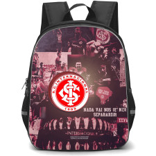 Sport Club Internacional Backpack School Bag StudentPack - Sport Club Internacional Stadium with Logo Champions Collage