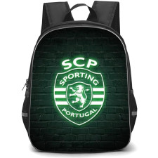 Sporting CP Backpack StudentPack - Sporting CP Logo Black and Green Background