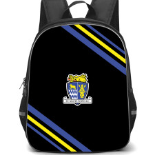 St Neots Town Football Club Backpack School Bag StudentPack - St Neots Town Football Club Large Logo With Stripe