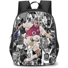 Thierry Henry Backpack StudentPack - Thierry Henry Black and White Collage Backgound