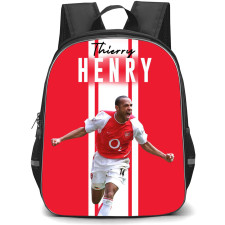Thierry Henry Backpack StudentPack - Thierry Henry In Red And White Stripes Background