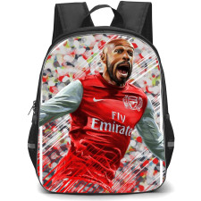 Thierry Henry Backpack StudentPack - Thierry Henry Shouting Vexel Art Illustration