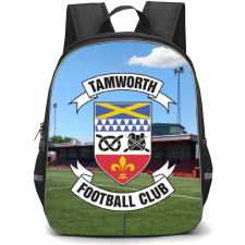 National League Tamworth Backpack School Bag StudentPack - Large Logo In Field Background