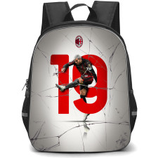 Theo Hernandez Backpack StudentPack - Theo Hernandez 19 A.C. Milan Kick Graphic Art Poster
