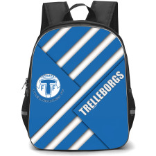 Trelleborgs FF Backpack School Bag StudentPack - Trelleborgs FF Logo And Branding Poster Football Club
