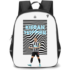 Kieran Trippier Backpack StudentPack - Kieran Trippier Juventus F.C. Celebration On Black Stripe Background