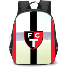 FC Trollhattan Backpack School Bag StudentPack - FC Trollhattan Logo On Black Stripe Stadium Background Football Club