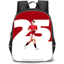 Manuel Ugarte Backpack StudentPack - Manuel Ugarte Running On White Red Background