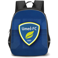 Umea FC Backpack School Bag StudentPack - Umea FC Logo On Blue Background Football Club