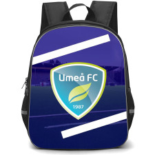 Umea FC Backpack School Bag StudentPack - Umea FC Logo On Purple Effect Background Football Club