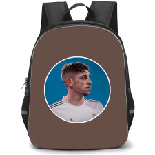 Federico Valverde Backpack StudentPack - Federico Valverde Real Madrid Side Portrait On Blue Background Sticker