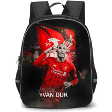 Virgil Van Dijk Backpack StudentPack - Virgil Van Dijk Liverpool F.C. Signature Celebration