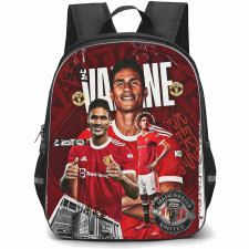 Raphael Varane Backpack StudentPack - Raphael Varane Manchester United F.C. Portrait Poster Art