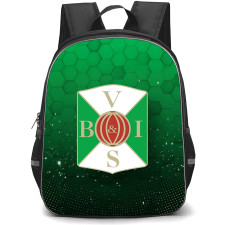 Varbergs BoIS FC Backpack School Bag StudentPack - Varbergs BoIS FC Logo On Green Hexagon Background Football Club