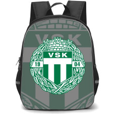 Vasteras SK Fotboll Backpack School Bag StudentPack - Vasteras SK Fotboll Logo On Blur Background Football Club