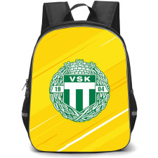 Vasteras SK Fotboll Backpack School Bag StudentPack - Vasteras SK Fotboll Logo On Yellow Background Football Club