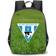 FC Graffin Vlasim Backpack School Bag StudentPack - Logo In Grass Background