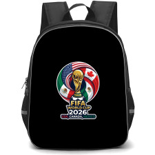 FIFA World Cup 2026 Backpack School Bag StudentPack - FIFA World Cup 2026 Host Countries Flag Logo Sticker