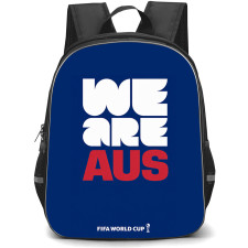 FIFA World Cup 2026 Australia Backpack School Bag StudentPack - FIFA World Cup 2026 Australia Pride Slogan Minimalist Poster