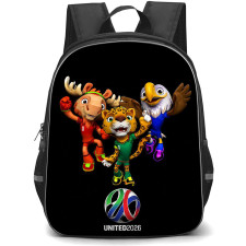 Fifa World Cup 2026 Algeria Backpack School Bag StudentPack - Fifa World Cup 2026 Official Mascots