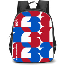FIFA World Cup 2026 South Korea Backpack School Bag StudentPack - FIFA World Cup 2026 South Korea Retro Geometry Poster