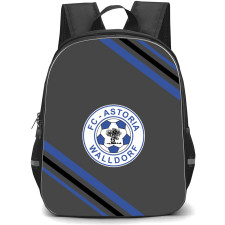 FC Astoria Walldorf Football Club Backpack School Bag StudentPack - Large Logo With Stripe