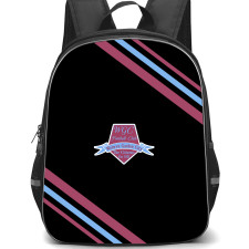 Welwyn Garden City Football Club Backpack School Bag StudentPack - Welwyn Garden City Football Club Large Logo With Stripe